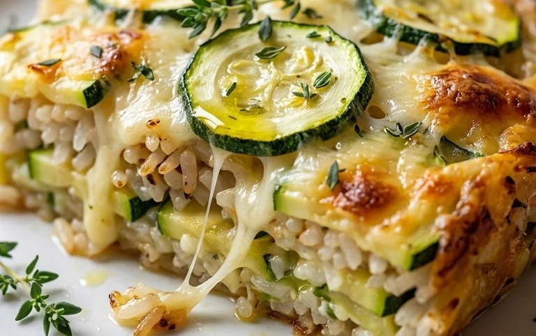 Julia Child's Zucchini and Rice Gratin (Tian de Courgettes au Riz)