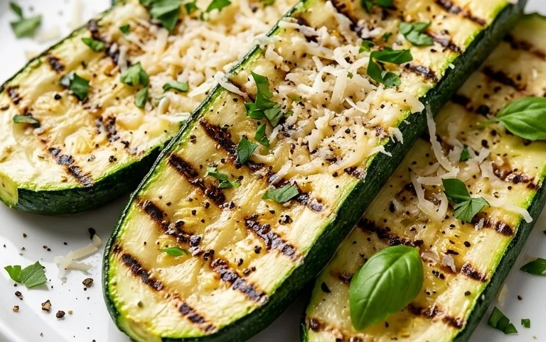 Grilled Zucchini with Parmesan