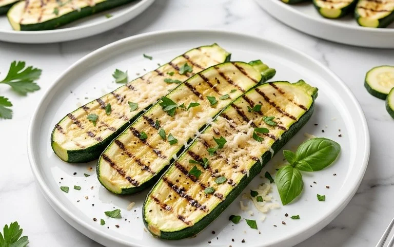 Grilled Zucchini with Parmesan