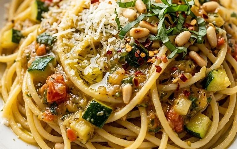 Simple Fresh Zucchini Pasta Sauce