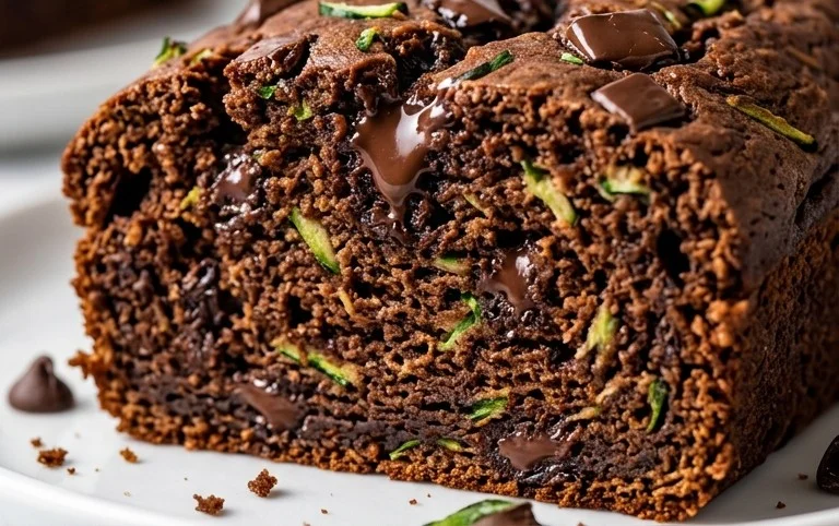 Double Dark Chocolate Zucchini Bread