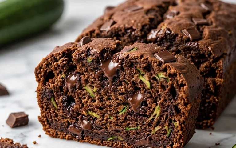Double Dark Chocolate Zucchini Bread