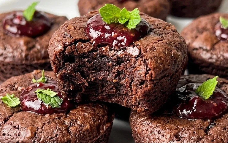 Chocolate Black Bean Brownie Bites