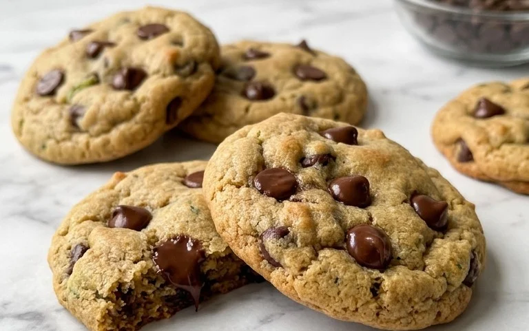 Soft Zucchini Cookies with Chocolate Chips