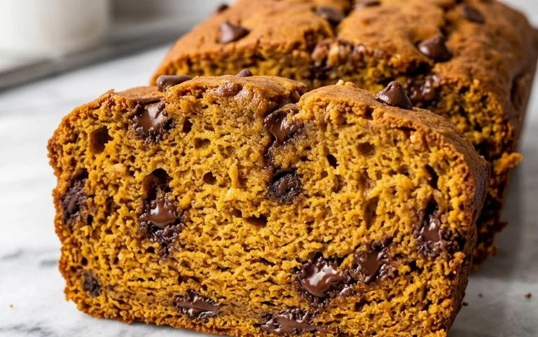 Pumpkin Chip Banana Bread